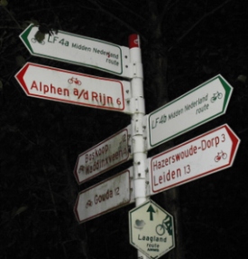 De juiste weg richting Alphen